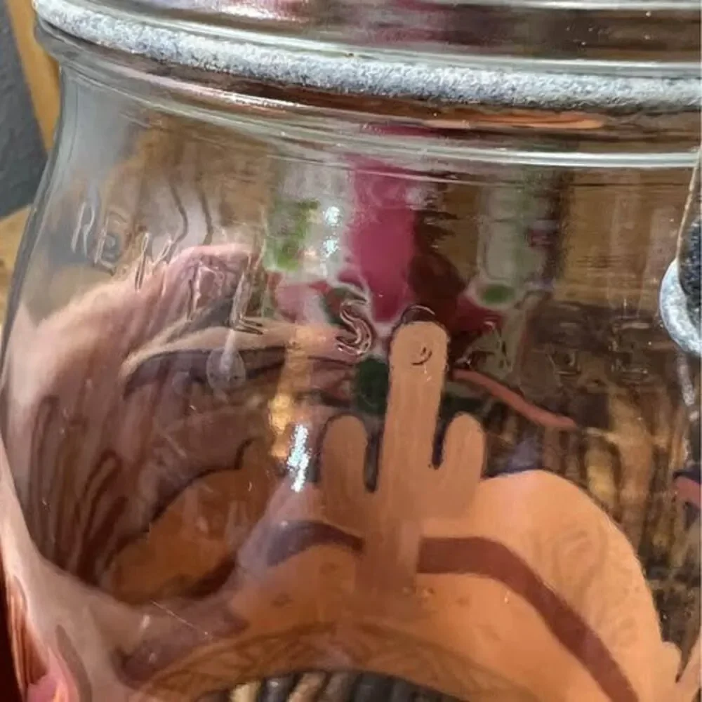 Mason Jar Glass With Wire Top Canister From The Arizona Pistachio Company